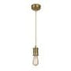 Douille 1 Light Pendant - Aged Brass