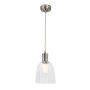 Douille 1 Light Pendant - Polished Nickel