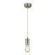 Douille 1 Light Pendant - Polished Nickel