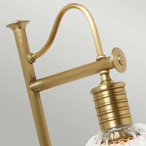Douille 1 Light Table Lamp - Aged Brass - Comet Lighting