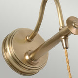 Douille 1 Light Wall Light - Aged Brass - Comet Lighting