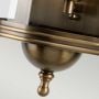 Downing Street Wall Lantern - Brass