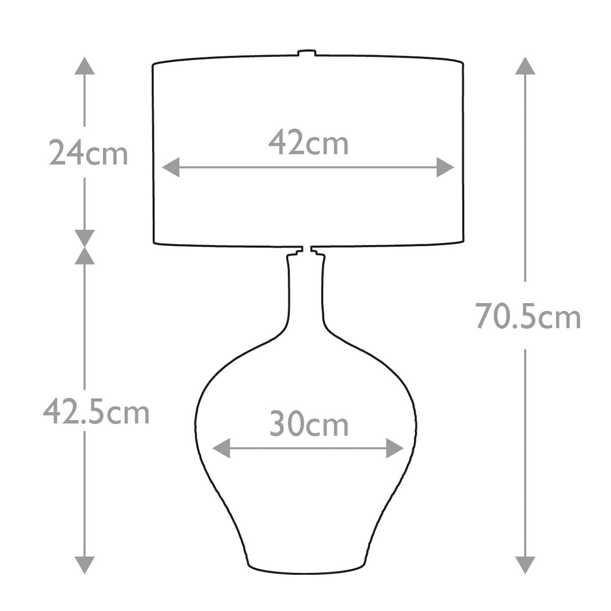 Eden Park 1 Light Table Lamp