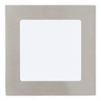 Eglo FUEVA 1 - LED Recessed Ceiling/Wall Light Satin Nickel - Comet Lighting