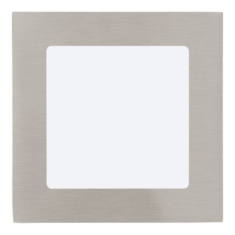 Eglo FUEVA 1 - LED Recessed Ceiling/Wall Light Satin Nickel - Comet Lighting