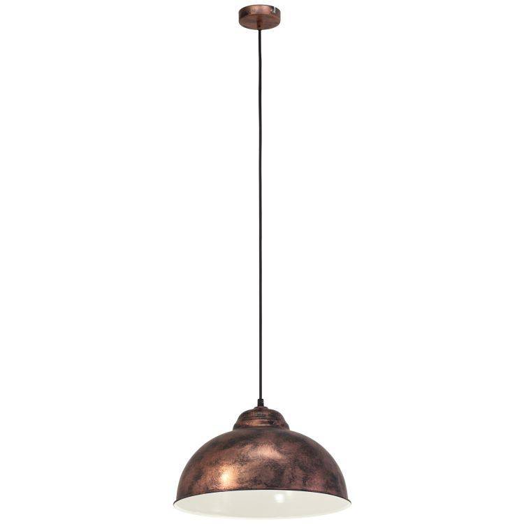 Eglo TRURO 2 - Pendant Ceiling Light Copper-Antique - Comet Lighting