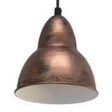 Eglo TRURO Pendant Ceiling Light Copper-Antique - Comet Lighting