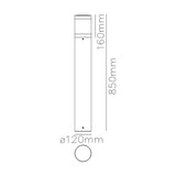 Egersund LED Tall Bollard - Comet Lighting