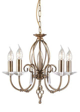 Aegean 5-Light Chandelier Aged Brass - Comet Lighting