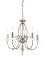 Aegean 5-Light Chandelier Polished Nickel - Comet Lighting