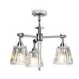 Agatha 3-Light Pendant - Polished Chrome - Comet Lighting