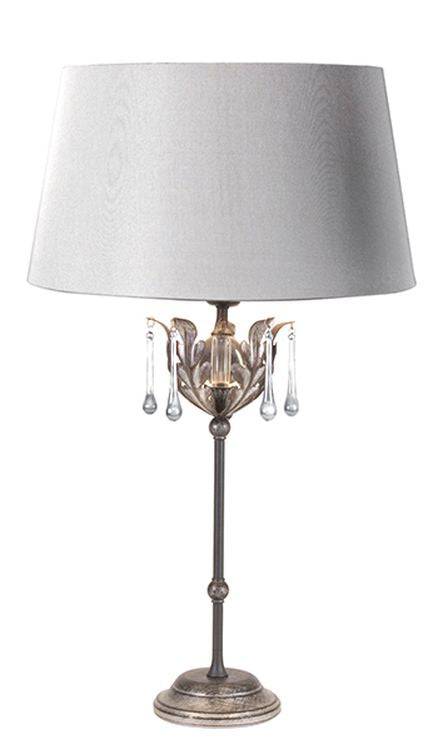 Amarilli Table Lamp Black/Silver - Comet Lighting