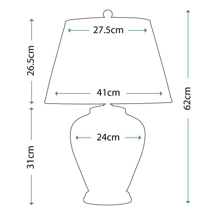 Arum 1-Light Table Lamp - Comet Lighting