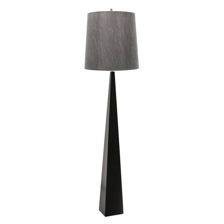 Ascent 1-Light Floor Lamp - Black - Comet Lighting