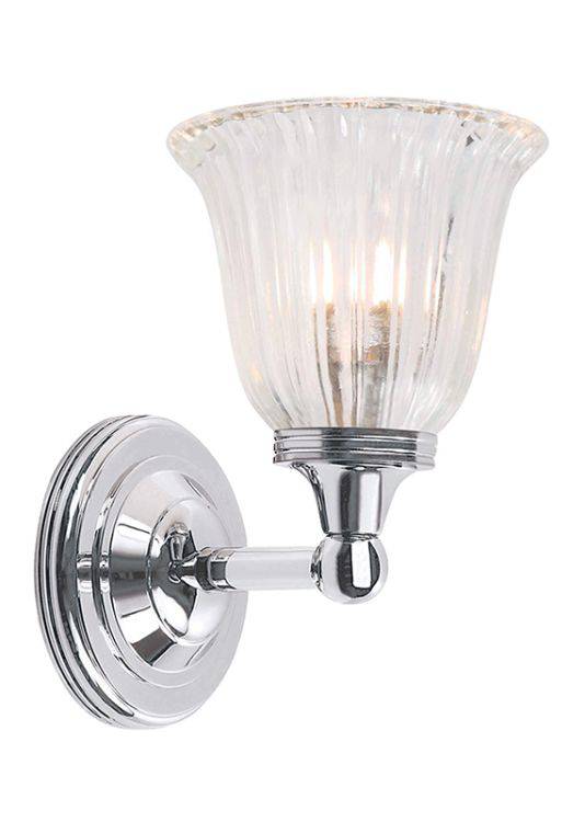 Austen1 Wall Light Polished Chrome - Comet Lighting