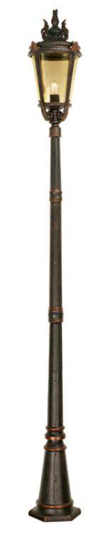 Baltimore Outdoor Lamp Post Large Bronze - Comet Lighting