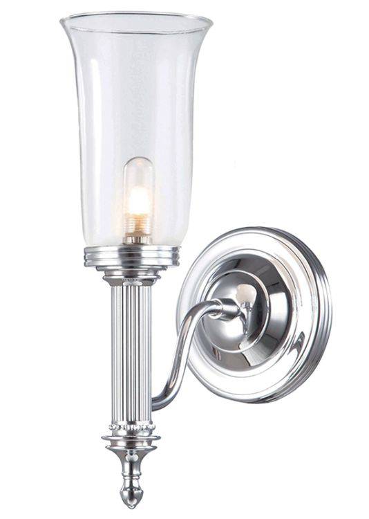 Carroll2 Wall Light Polished Chrome - Comet Lighting