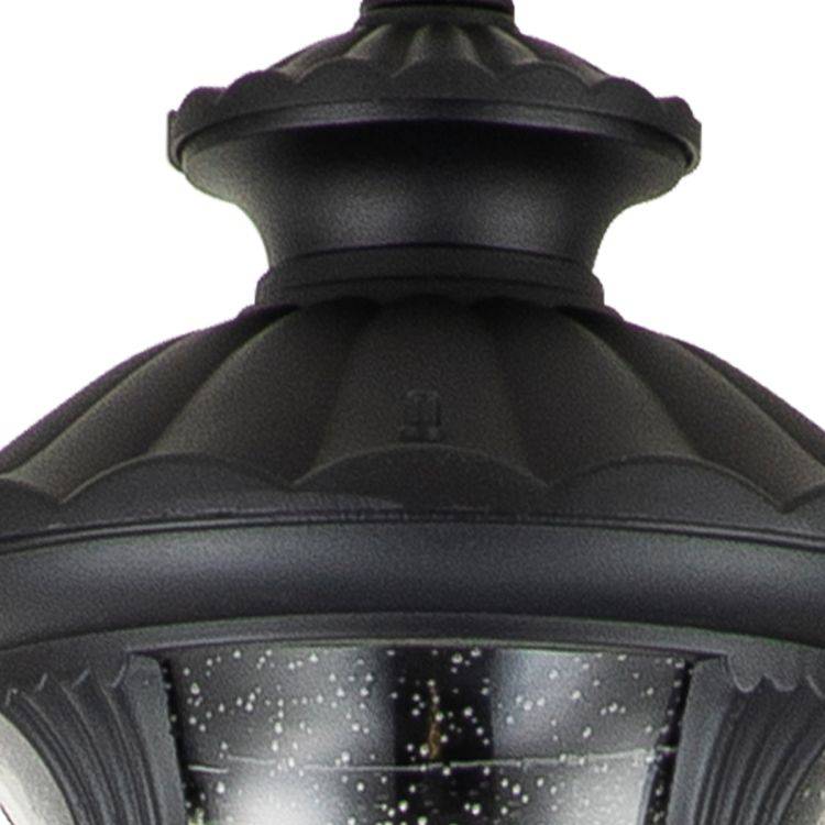 Chicago 1 Light Single Head Lamp Post Textured Black - Comet Lighting