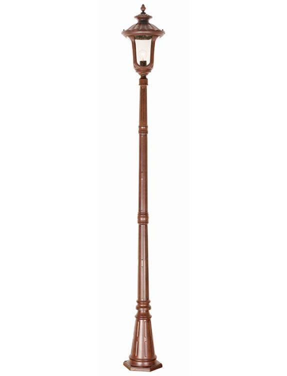 Chicago Outdoor Lamp Post Medium Bronze - Comet Lighting