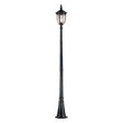 Cleveland 1 Light Single Head Lamp Post Weathered Bronze - Comet Lighting