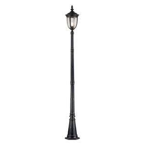 Cleveland 1 Light Single Head Lamp Post Weathered Bronze - Comet Lighting