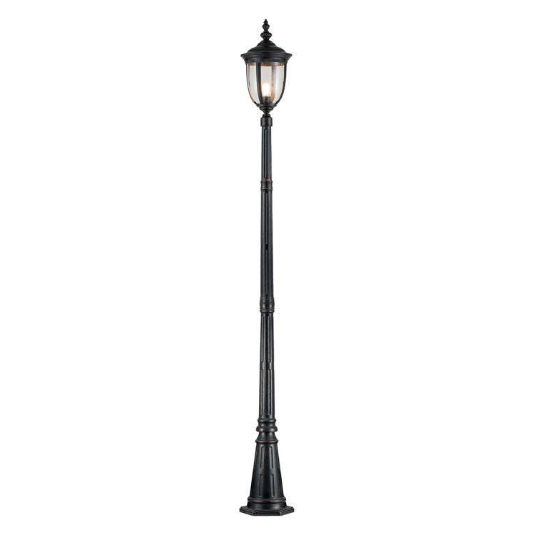 Cleveland 1 Light Single Head Lamp Post Weathered Bronze - Comet Lighting