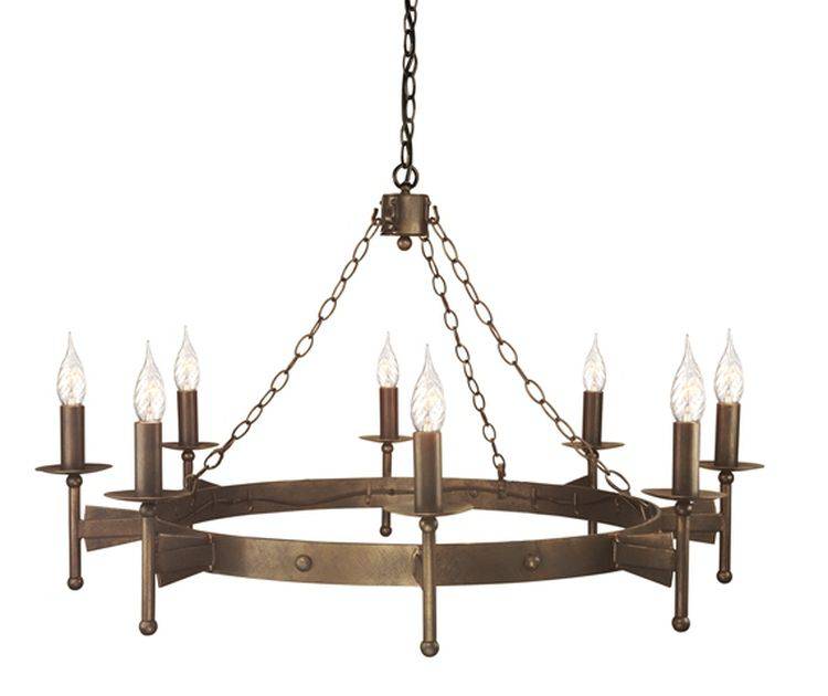 Cromwell 8-Light Chandelier Old Bronze - Comet Lighting