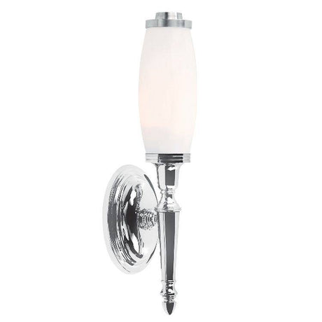 Dryden 1-Light Wall Light Chrome - Comet Lighting