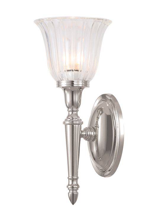 Dryden1 Wall Light Polished Nickel - Comet Lighting