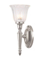 Dryden1 Wall Light Polished Nickel - Comet Lighting