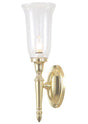 Dryden2 Wall Light Polished Brass - Comet Lighting