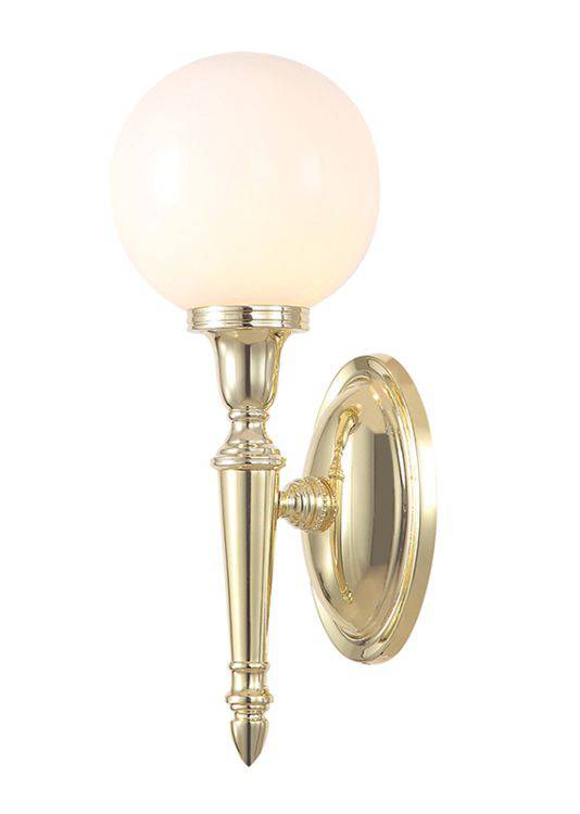 Dryden4 Wall Light Polished Brass - Comet Lighting