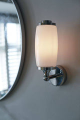 Eliot Single Wall Light Polished Chrome - Comet Lighting