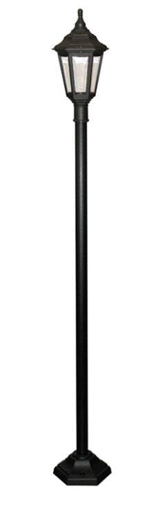 Kinsale Outdoor Lamp Post Black - Comet Lighting