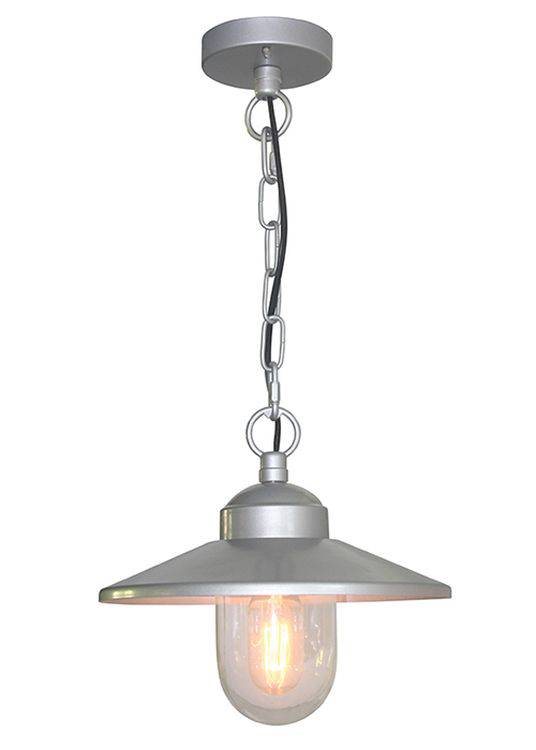 Klampenborg Chain Ceiling Lantern Silver - Comet Lighting