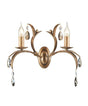 Lily 2-Light Wall Light Antique Bronze - Comet Lighting