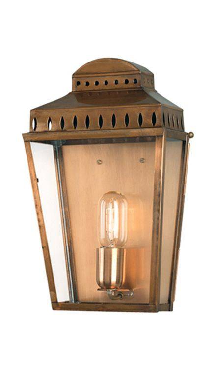 Mansion House Outdoor Wall Lantern Brass - Comet Lighting