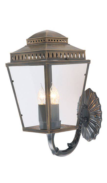 Mansion Outdoor House Wall Lantern Brass - Comet Lighting