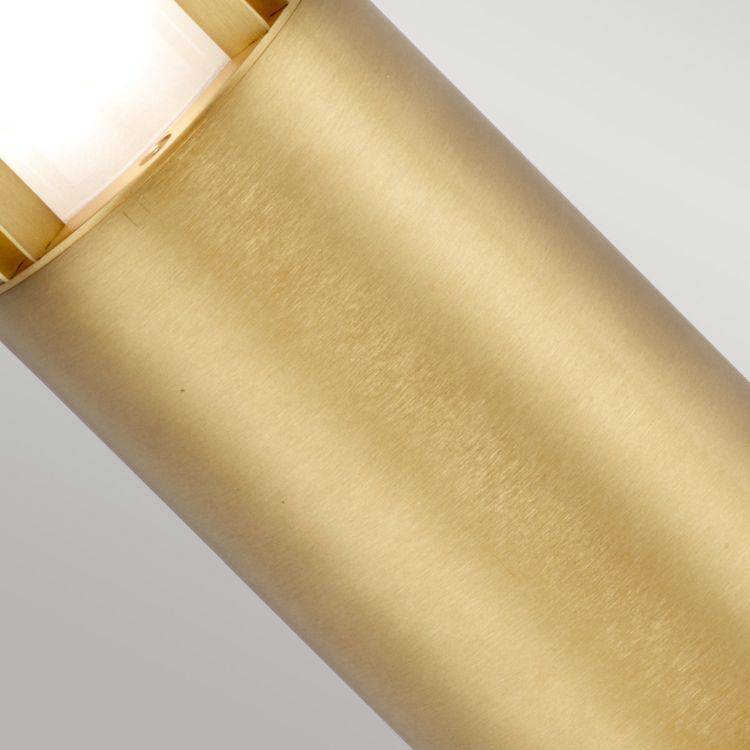 Paignton 1 Light Bollard 300mm Antique brass - Comet Lighting