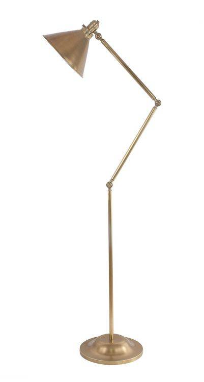 Provence 1-Light Floor Lamp Aged Brass - Comet Lighting