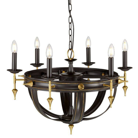 Regal 6-Light Chandelier - Comet Lighting