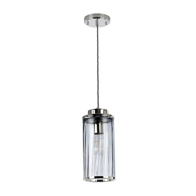 Reno 1 Light Pendant Polished Nickel - Comet Lighting