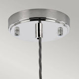 Reno 1 Light Pendant Polished Nickel - Comet Lighting