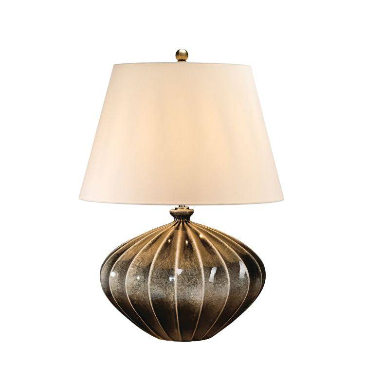 Rib Pumpkin 1-Light Table Lamp - Comet Lighting