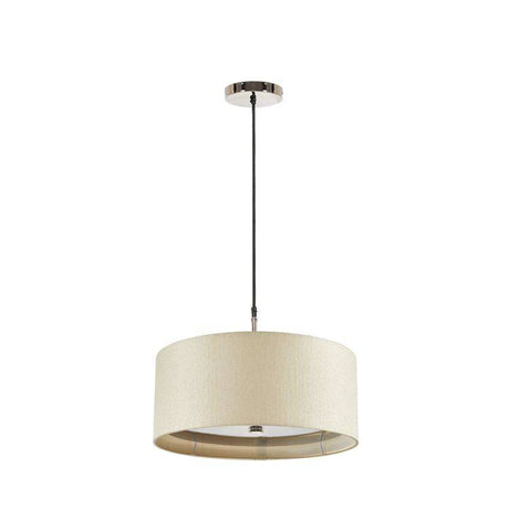 Sienna 3-Light Pendant Ceiling Light - Cream - Comet Lighting