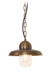 Somerton Outdoor Chain Lantern Brass - Comet Lighting