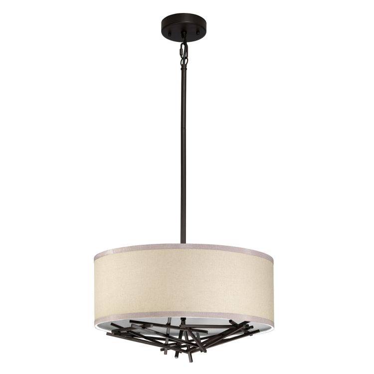 Taiko 3 Light Pendant Olde Bronze - Comet Lighting