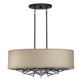 Taiko 5 Light Island Pendant Olde Bronze - Comet Lighting