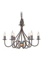 Windermere 6-Light Chandelier - Comet Lighting