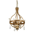 Windsor 4-Light Pendant Ceiling Light - Gold Patina - Comet Lighting